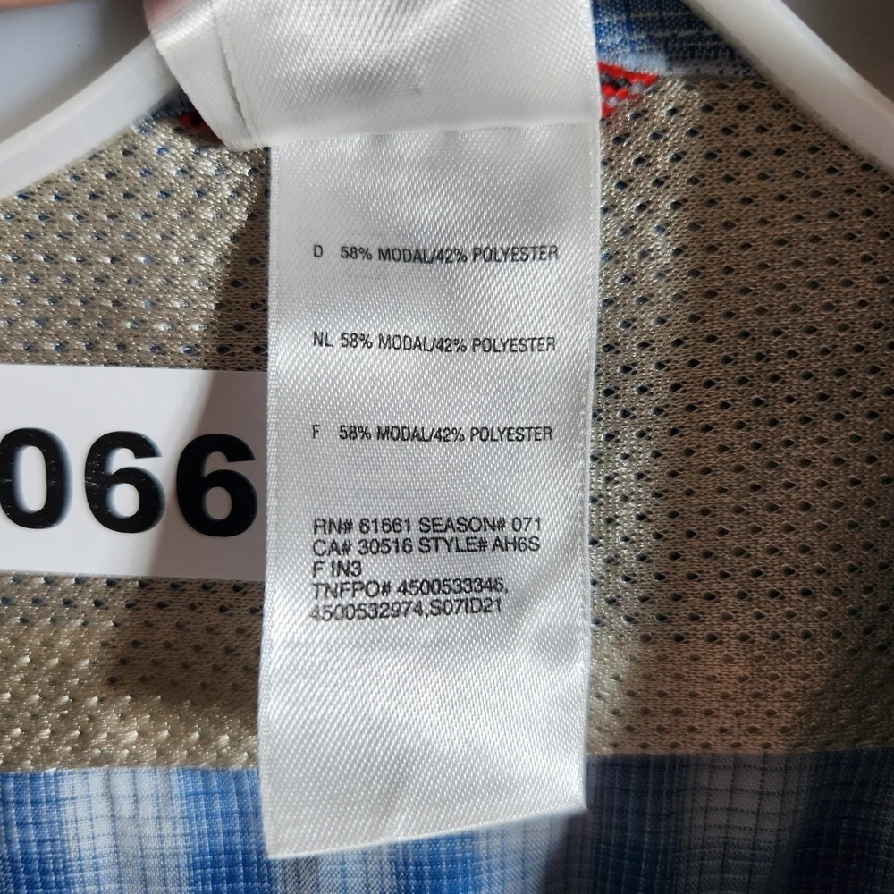 The North Face Blue Plaid Men's XL Button Up Shirt